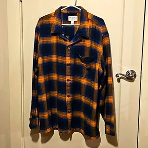 Men's Plaid Shirt - XL